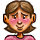 Girl blushing emoji